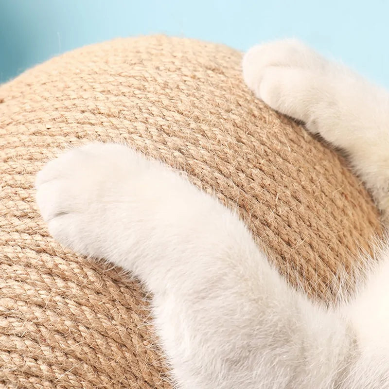 Wooden Cat Scratching Ball for Playful Kitties - Wooffy