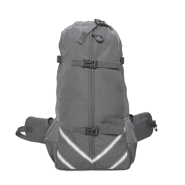 Reflective & Breathable Dog Backpack: Safe & Comfortable Walks & Hikes