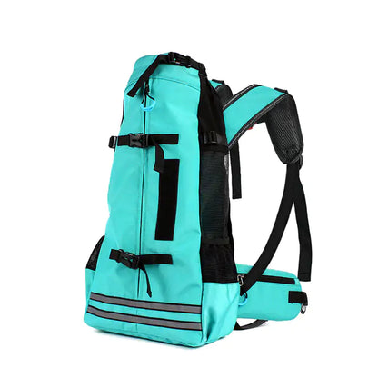 Reflective & Breathable Dog Backpack: Safe & Comfortable Walks & Hikes