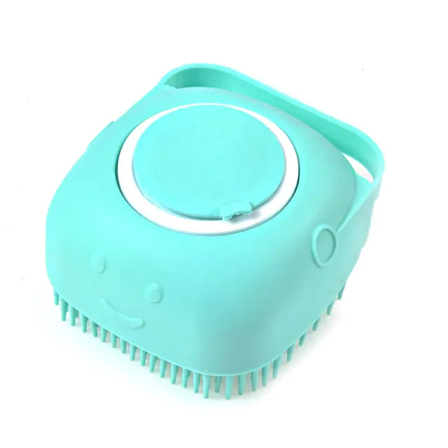 Silicone Bath Brush: Gentle Cleaning & Massage for Dogs