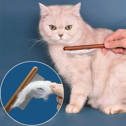 Gentle Deshedding Cat Comb: Reduces Shedding & Provides Comfort