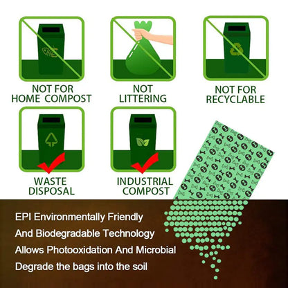 Eco-Friendly Dog Poop Bags: Leak-Proof & Degradable for Easy Clean Up