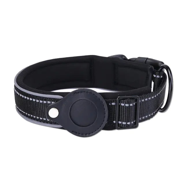 Secure & Durable Airtag Dog Collar: Built for Comfort & All-Day Adventures